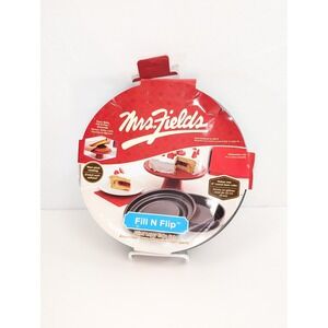 Mrs. Fields 2 Piece Fill N Flip Non-Stick Cake Pan 9.5" Filled Layer Deadstock